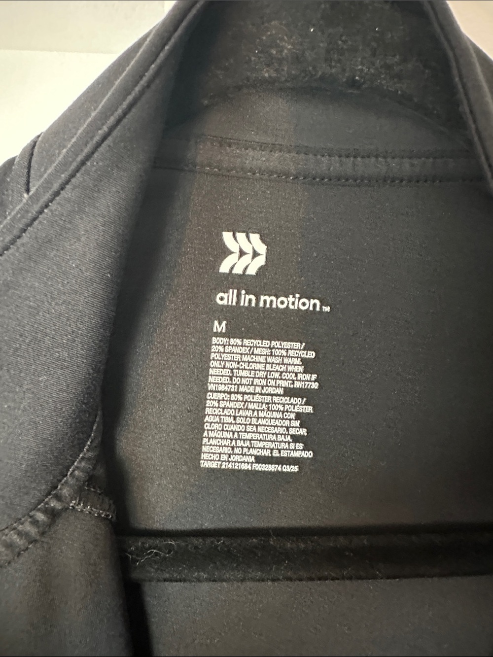 All In Motion Black Women’s Zip-Front Active Jacket - Picture 2 of 3